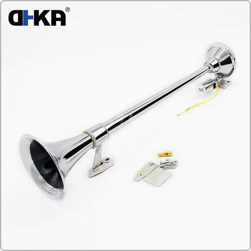 DHKA亚冠-AS037现货640mm单管圆口气喇叭12V/24V电控卡车货车气喇
