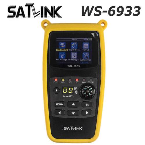 SATLINKWS-6933DVB-S2寻星仪WS6933调星仪支持手电筒带指南针