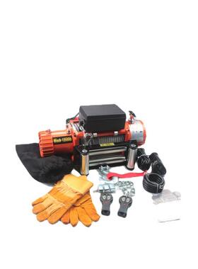 直销R型汽车电动绞盘13500磅12v/24v越野车自救绞盘