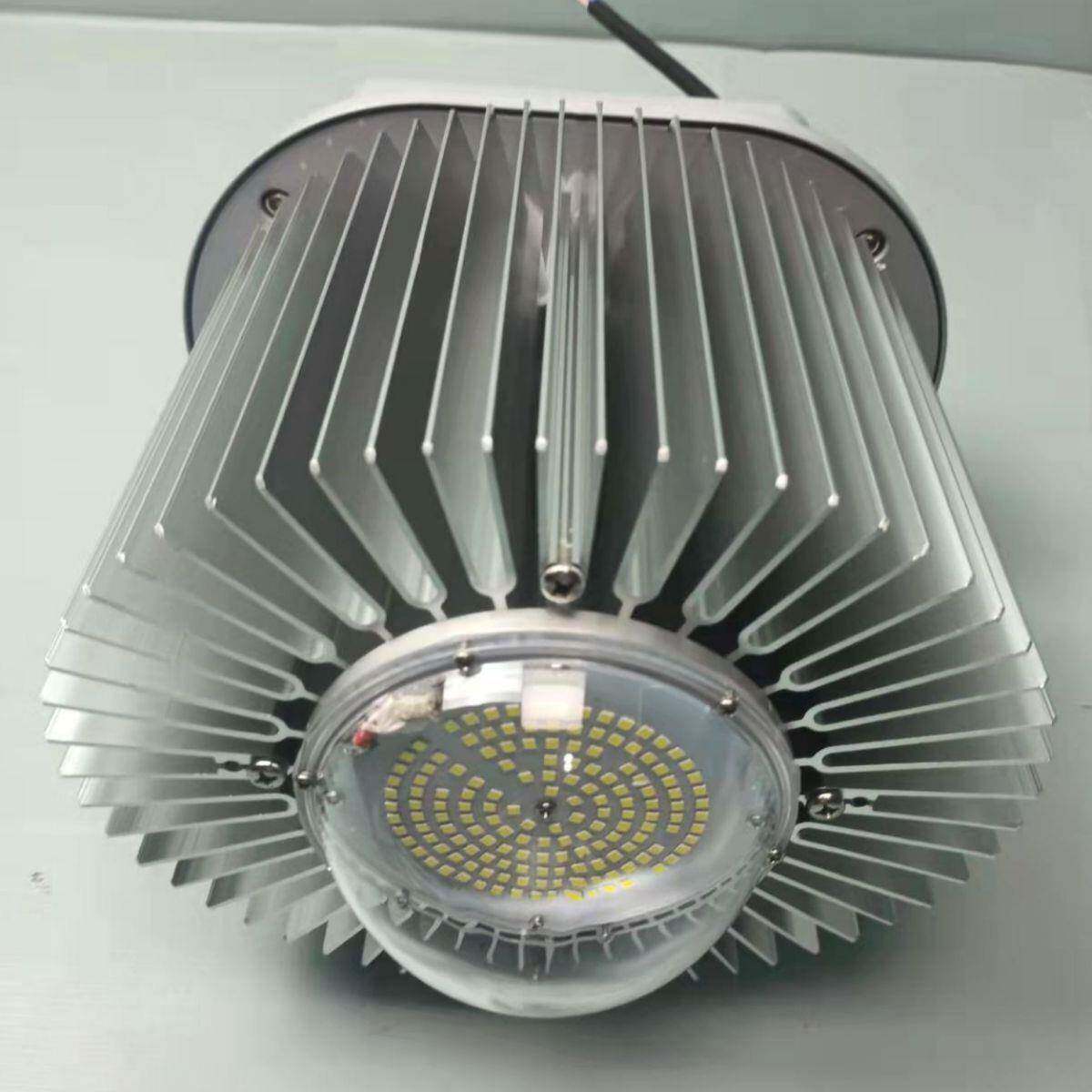 现货供应250型材LED工矿灯具鳍片铝片150W200Wled工矿灯外壳配