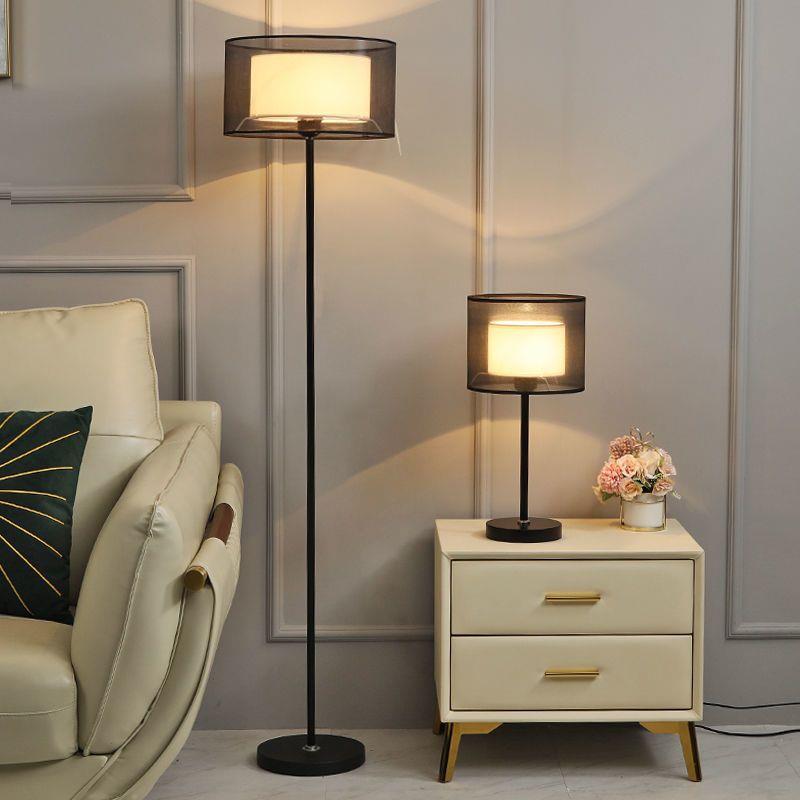落地灯卧室调光遥控LED床头灯温馨简约现代客厅书房北欧立式台灯