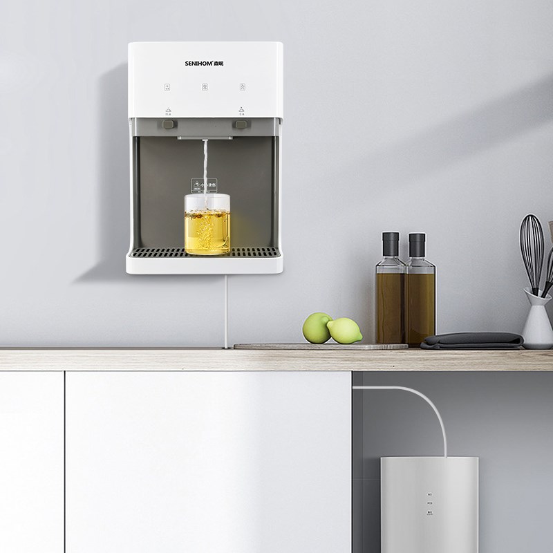 台式饮水机家用商用下置水桶壁挂管线机温热小型全自Y动茶吧桶装