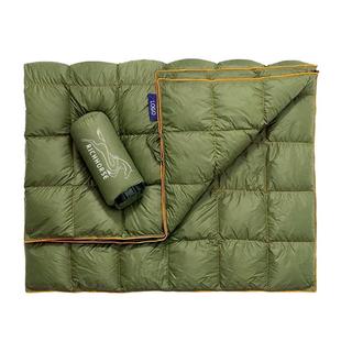 户外露营羽绒毯便携防水徒步旅行可穿戴毯子办公室轻薄保暖午休毯