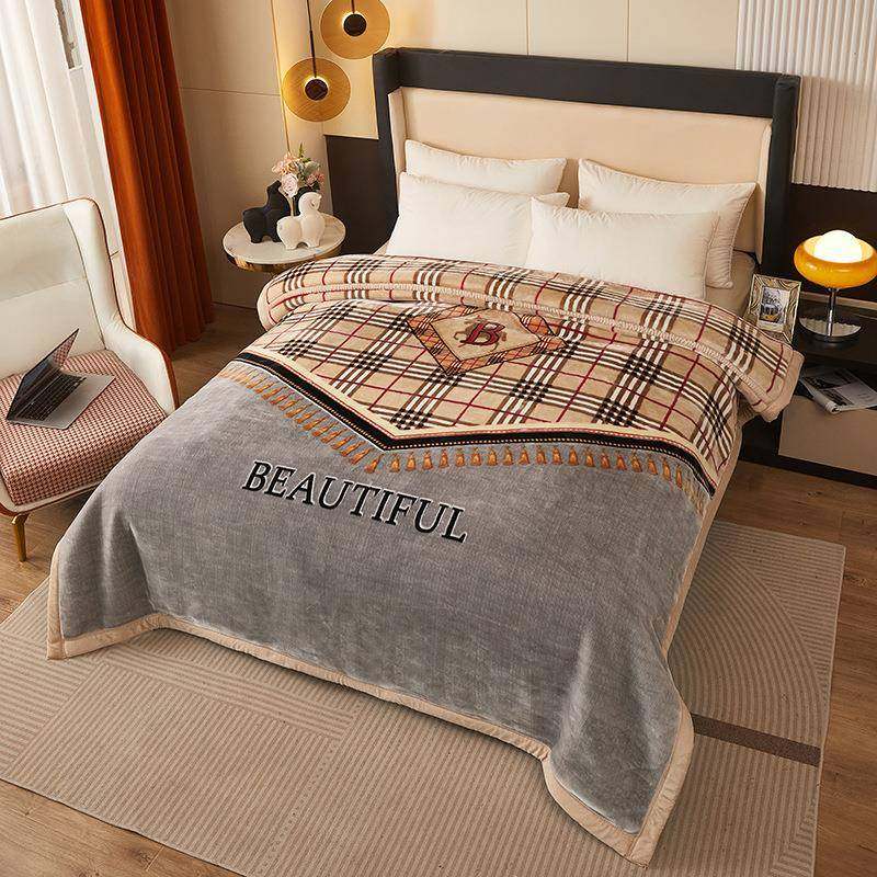 毛毯超柔拉舍尔毛毯被子加厚双层冬季毯子婚庆保暖盖毯,鲜花速递/花卉仿真/绿植园艺,割草机/草坪机,淘宝优惠券,粉丝福利购,淘宝优惠卷