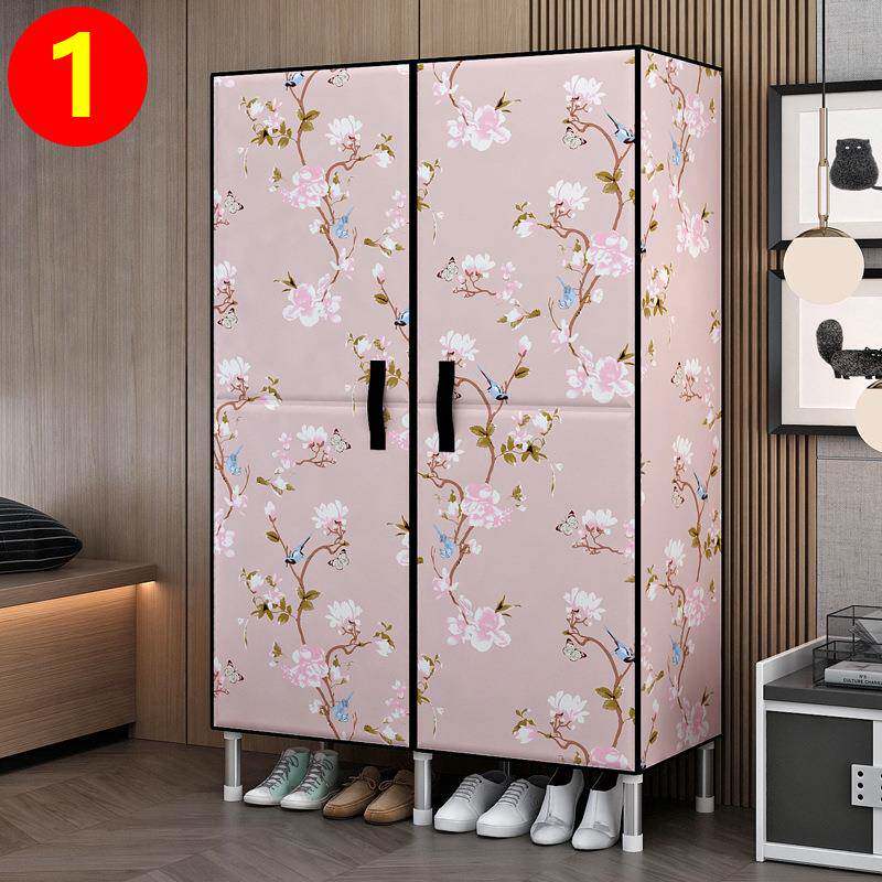 简易布衣柜钢管加粗加固单人小号学生宿舍挂衣柜子简约现代经济