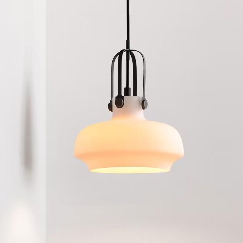 北欧简约后现代loft复古工业风灯饰吧台餐厅客厅个性创意玻璃吊灯