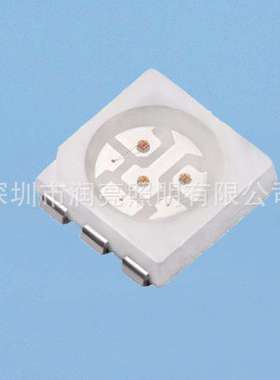 品质保证5050蓝光蓝色贴片led三色蓝灯六脚top高亮0.2W发光二极管