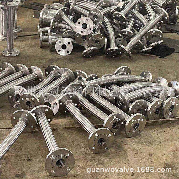 沟槽金属软管全304金属软管卡箍式金属编织软管丝扣金属快速接头