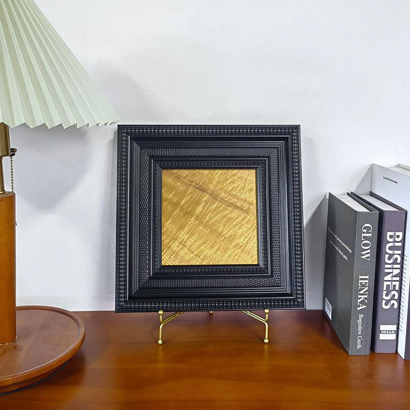 金丝楠木入画中古风小众艺术装饰画餐边柜玄关卧室床头高级挂画