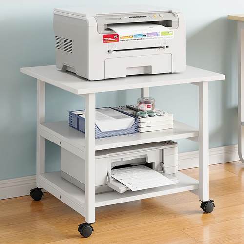 打印机置物架多层落地办公室收纳移动简易小书架储物架复印机架子