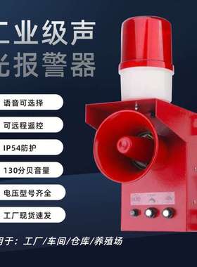 船用声光报警器STSG-07L 电子蜂鸣器SJ-2工业天车行车警报器380V