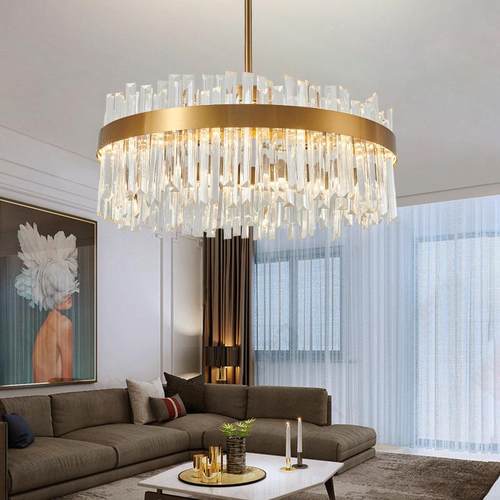 欧式后现代风格网红创意艺术轻奢水晶吸吊灯卧室客厅餐厅水晶吊灯
