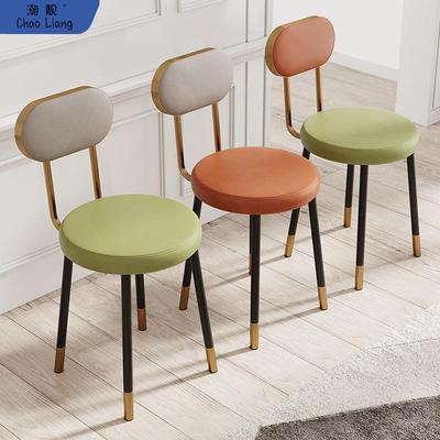 餐椅家用软包凳子靠背现代简约北欧客厅椅子餐桌椅轻奢化妆椅包邮