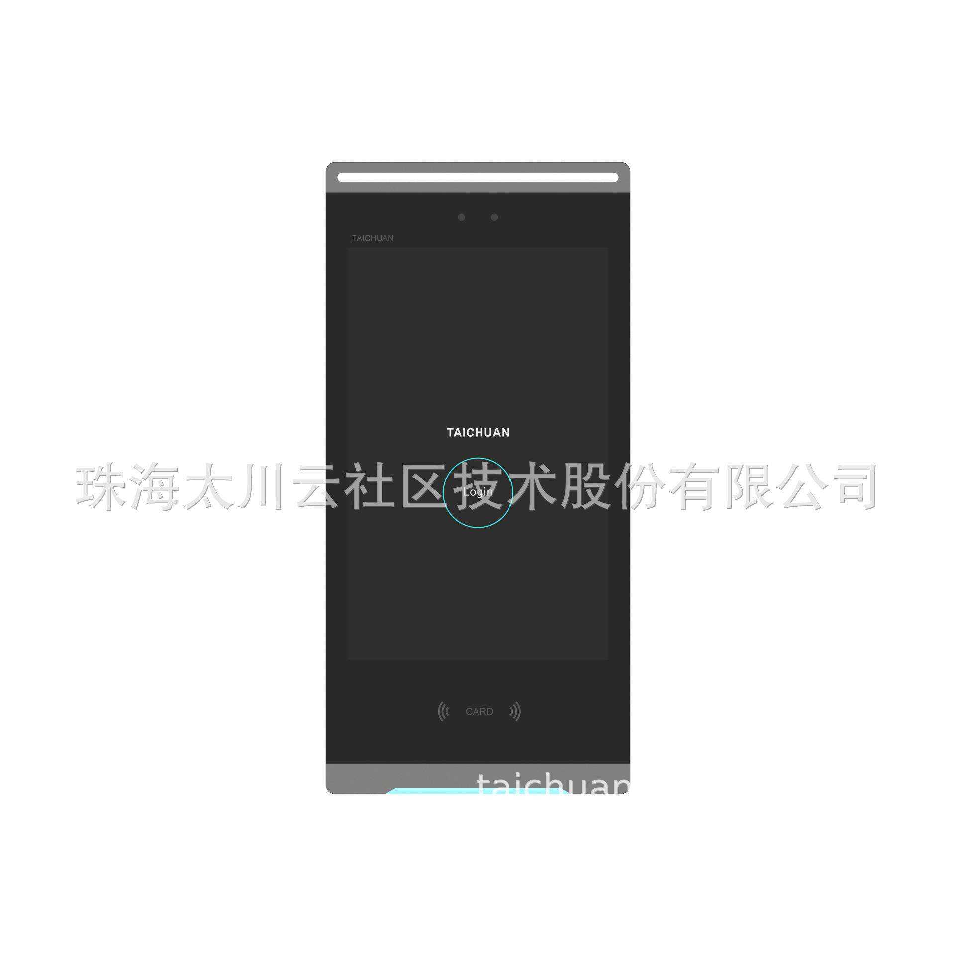 智能门禁系统8寸O8A指纹开锁办公室高速人脸识别打卡考勤
