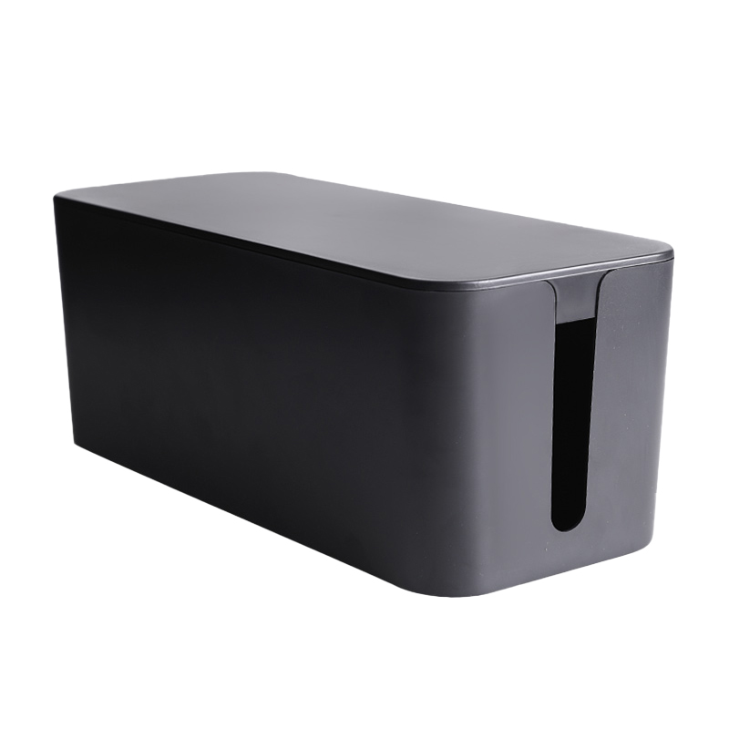 电源排插线板收纳盒电线插排桌面神器数据线整理插座集线盒理线器