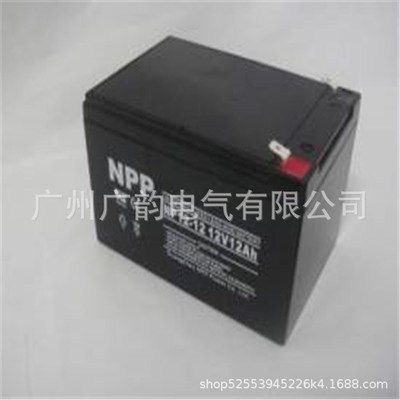 NPP耐普蓄电池NP12-7 12V7AH直流屏 应急消防 电梯后备电源