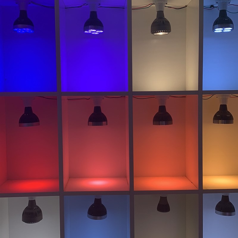 LED射灯灯泡PAR30聚光轨道节能超亮商城服装店生鲜灯螺口轨道灯源