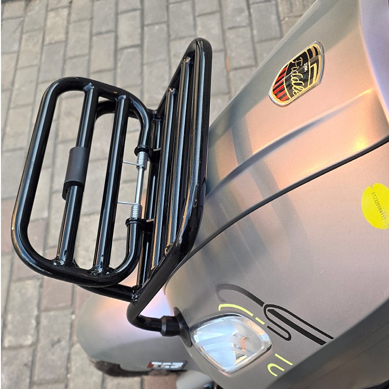 适用于三阳飞度5fiddle150摩托车前货架置物架复古书包架尾架改装