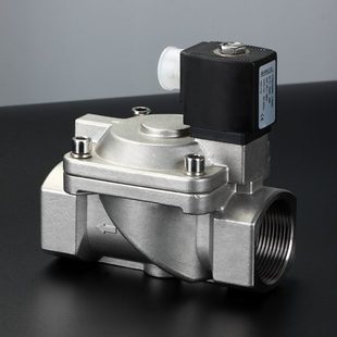 全佳电磁阀大通径DN20先导式 电磁阀304不锈钢1752020