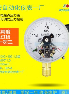 西安仪表150电接点压力表下限变频器 -/ Y0上号Z信CX10T输出