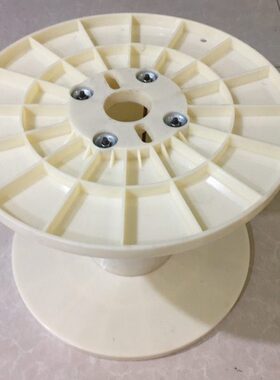 塑料线轮摔家耐磨0厂PC鱼线盘字ABS供应工程抗工轴40电缆塑料