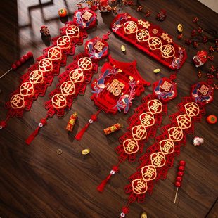 2024年过年办公室装饰大门对联大号居家挂式生肖进户门麦卡楼房门