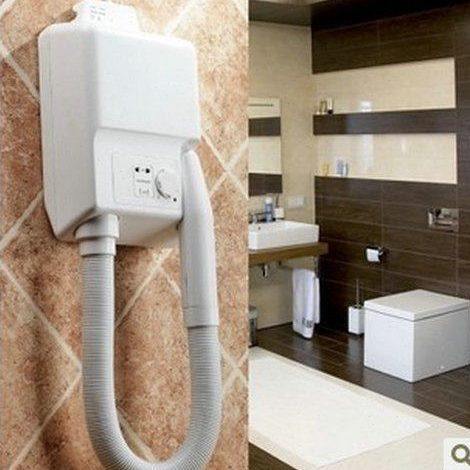 酒店干肤器宾馆壁挂墙式电吹风机健身会所卫生间吹干发干身机器