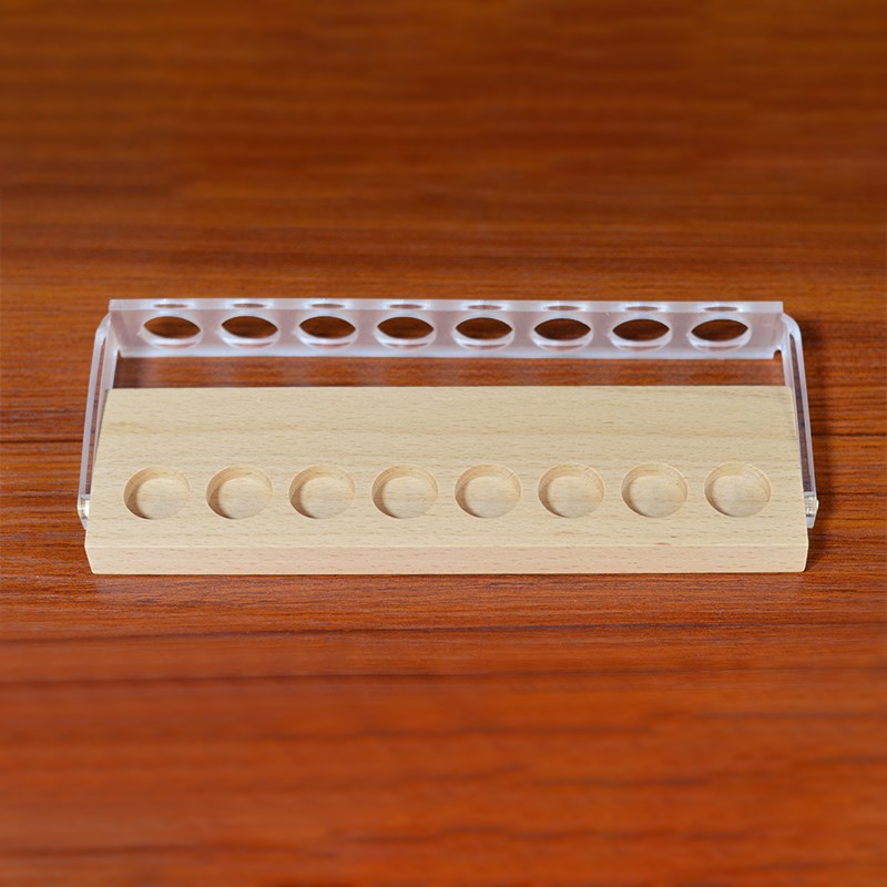 花梨木压克力香筒展o示架8孔香管陈列架沉檀线香筒支架托香道摆件