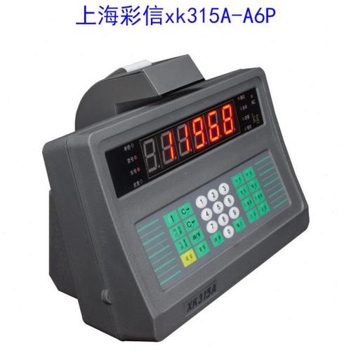上海彩信xk315A地磅显示器XK315A6地磅称重显示器地磅仪表