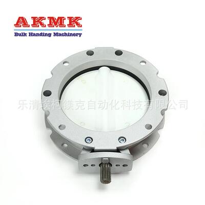 胶板双法兰蝶阀V2FS200SN放料粉体蝶阀粉尘蝶阀下料蝶阀