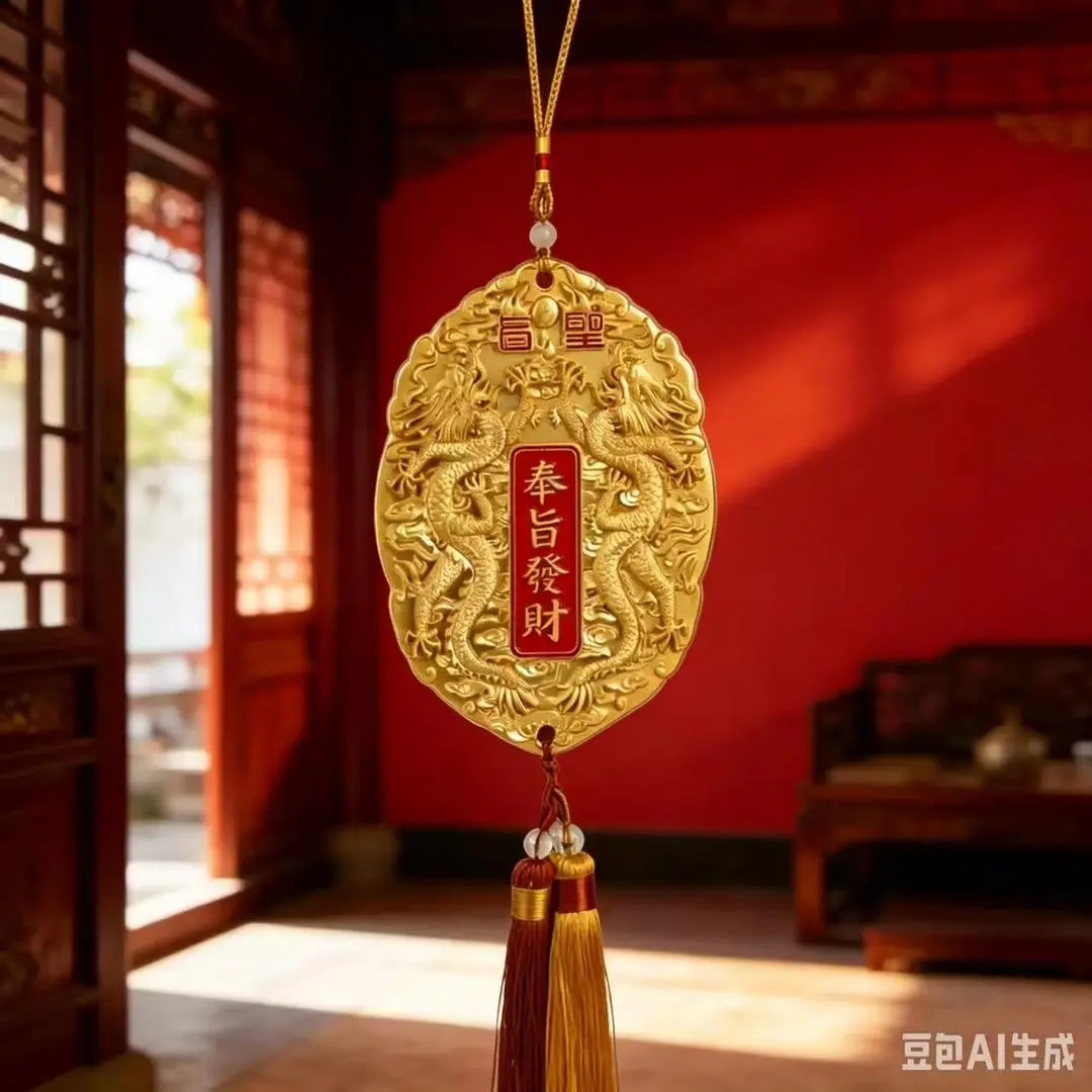师傅推荐奉旨发财龙凤呈祥手把件