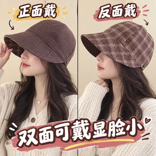 秋冬季复古保暖马术帽显脸休闲