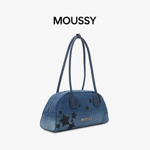 MOUSSY星辰童梦牛仔波士顿包