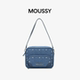 Fit牛仔铆钉包包新款 MOUSSY Cozy 女单肩简约邮差包外出质感随性