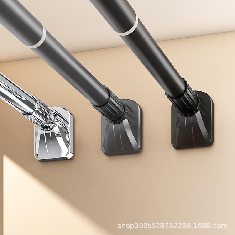 加粗加厚b不锈钢伸缩杆免打孔伸缩杆窗帘伸缩杆晾衣杆浴帘杆撑杆