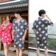 可爱2024和风和服新款 家居小情侣汗蒸服女款 家居睡衣浴服 开衫 男款