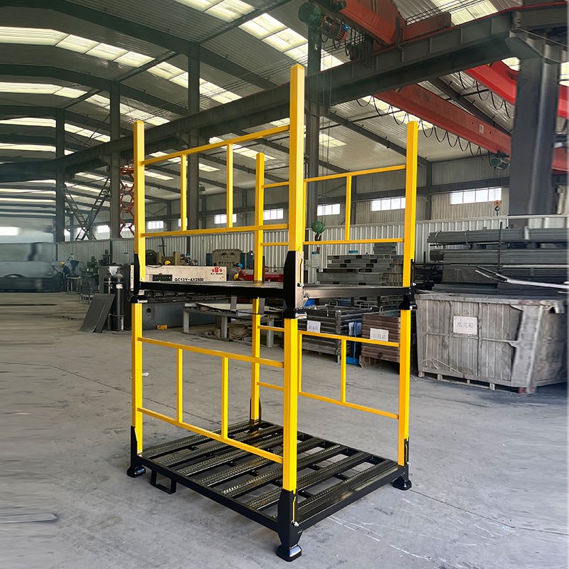 仓储折叠堆垛架巧固架插管可拆冷库移J动货架堆U高布料架可定制