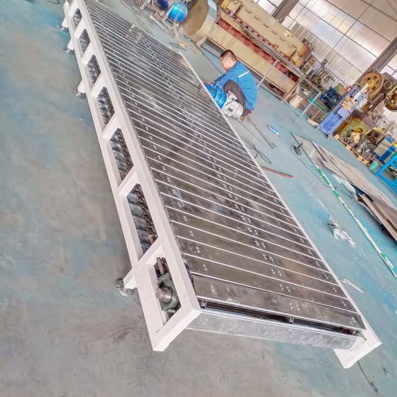 扣板链传送带输送机厂家定制重型盖板传送M带流水线吨包链板输送