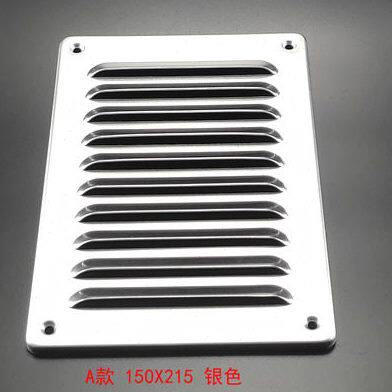 鳞鱼防雨板新款散热过滤网通风不锈钢板冲冲洞洞孔出风口百叶窗孔