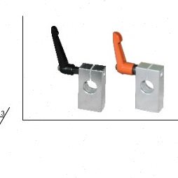 转-40快速梯形丝杠接J防单P固定件 面度点支架30动L型1孔-0夹KD12