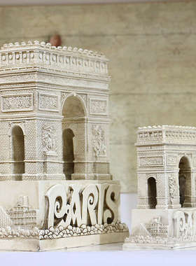 法国雄狮凯旋门摆件世界知名建筑模型树脂工艺品欧T式家居软装饰