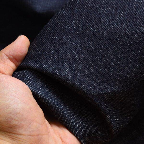 放心买！高定品质意大利客供加厚无弹挺括竹节原浆丹宁牛仔布料单