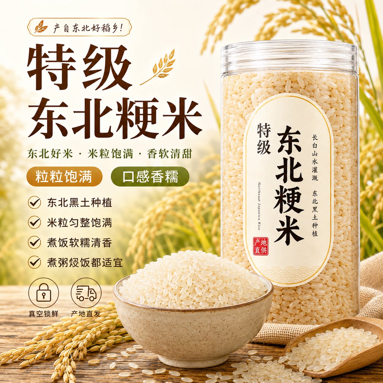 2026新米东北特级粳米宝宝熬粥