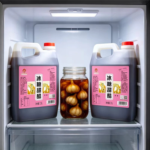 山西特产冰糖甜醋泡糖蒜料汁