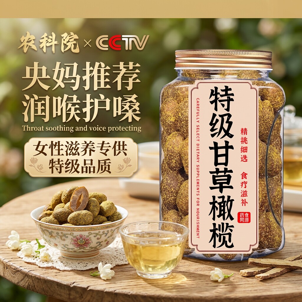 潮汕特产甘草橄榄九制无添加