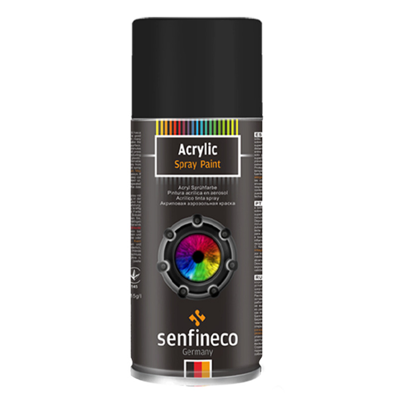 450ML自动手摇喷漆罐金属漆汽车家用漆改色自翻新防锈漆白黑