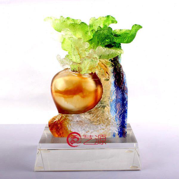 琉璃摆件工艺品好彩头创意家居饰品开业祝寿结婚生日礼品礼物招财