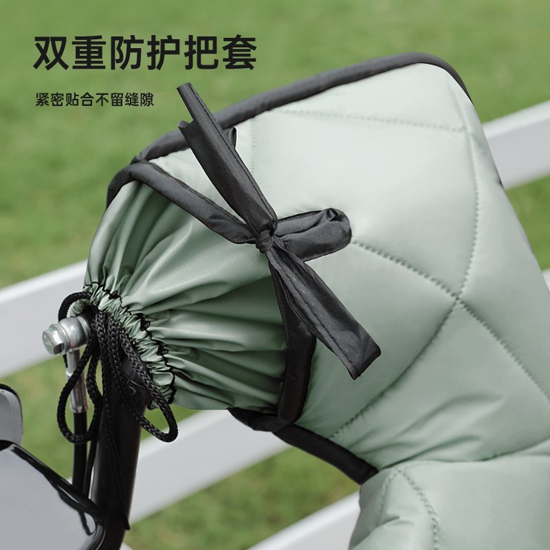 适用雅迪电动车挡风被防水冬季2025新款加绒加厚电瓶摩托车防风罩