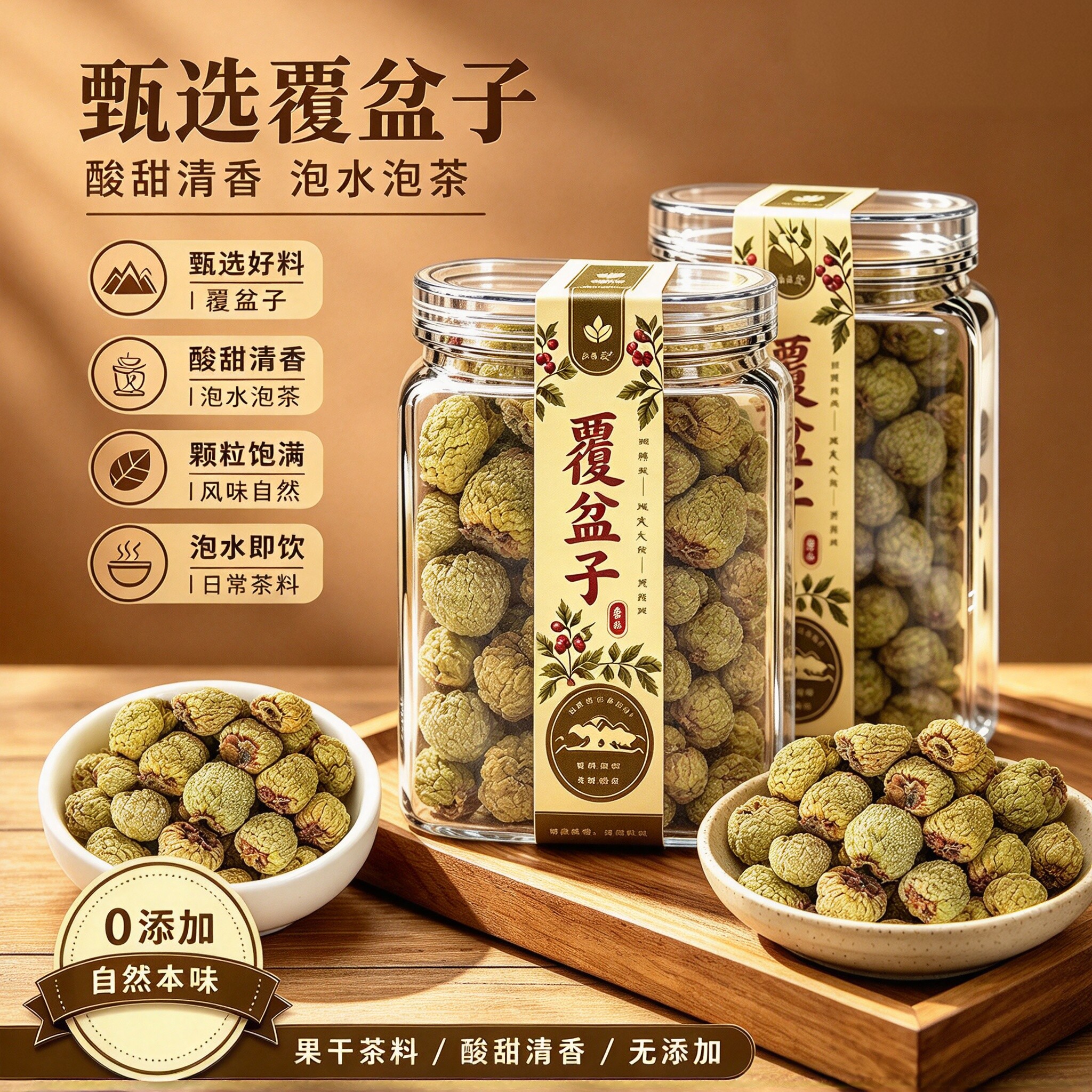正品覆盆子桑葚泡茶500g