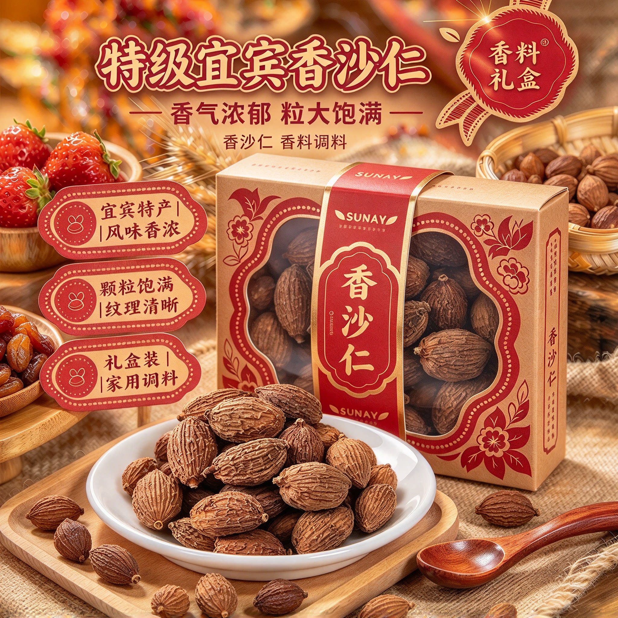 正品砂仁香料中药材新鲜干货